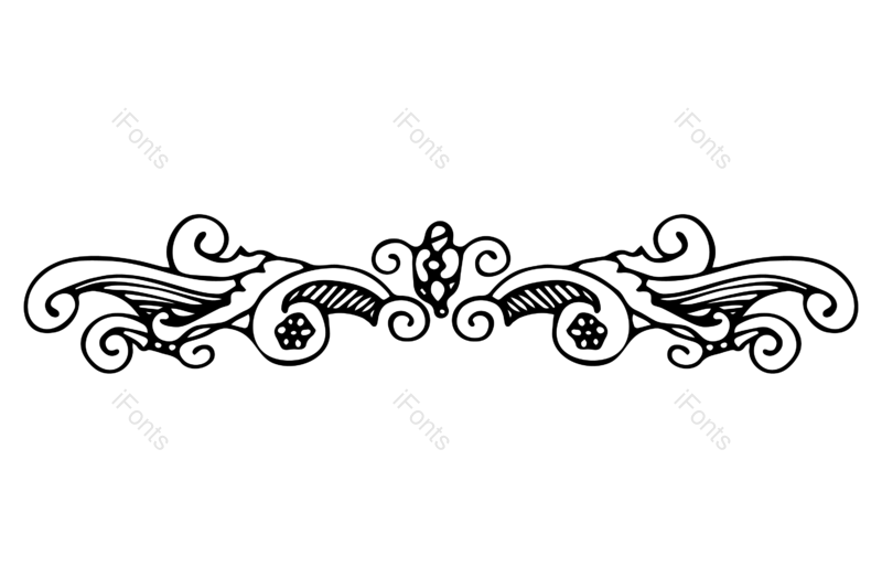 边框图片,花纹元素,复古花纹PNG,分隔符免抠素材
